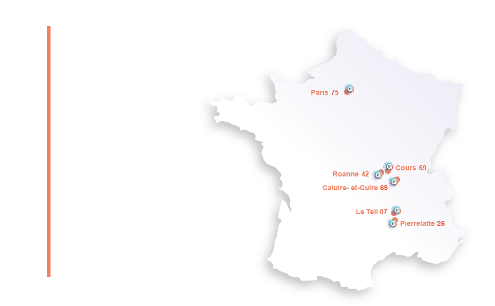 Carte des Agences